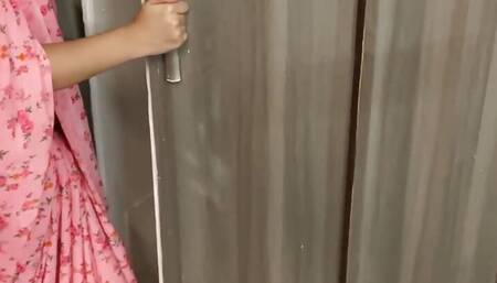 Tharki Devar Watching Her Bhabhi While She Is Bathing