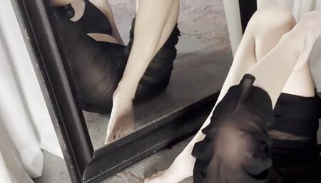 yoga sexy transparent outfit