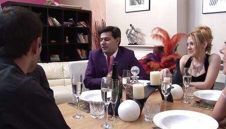 Group fun with Brooke Jameson and Chloe Delaure getting both