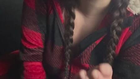 Sexy MILF teaches you to smoke