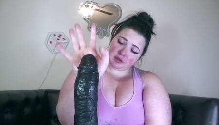 Big Black Cock Worship with Blowjob, Titjob, and Handjob