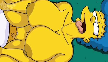 Homer and Marge Cartoon Porn Video