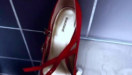 My Slave Task, in the High Heels Pissed and Sprayed 1