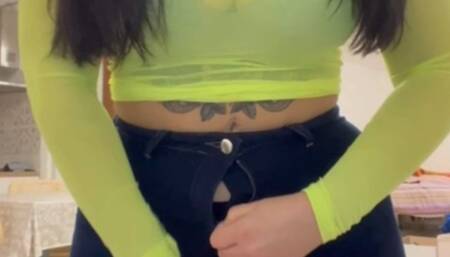 Squeezing into my old short