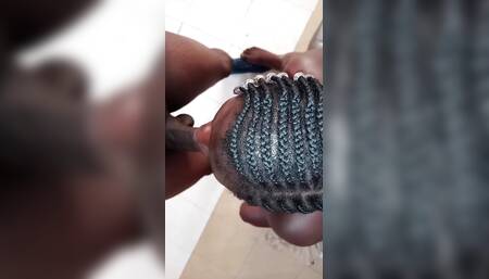 Collapse doggy style with teen ebony girl