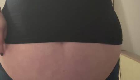 This shirt used to cover my belly