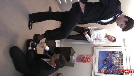 Servant Fernando Lick And Suck His Master Feet And Shoes