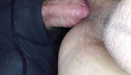 Shemale sucks dick deepthroat and takes raw anal bareback creampie doggiestyle