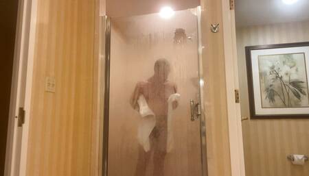 Showering at Resorts Hotel in Atlantic City