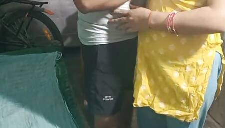 First Time Fuck Village Aunty At Storeroom.