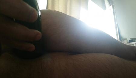 creamy asshole filled with cucumber