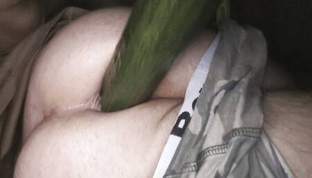 cucumber ass fuck