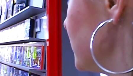 Petite French Model Moana Mendez Ass Fucked in a Video Club - Remastered