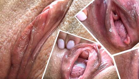 Are you really turned on by my gaping pissing cunt? Okay, I'll show it to you, but after that you have to fuck me!