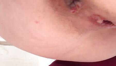 Compilation: My Winking Asshole and Pissing Pussy Close-up