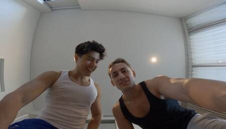 Eli and Andreas - Sitting (POV Sat On)