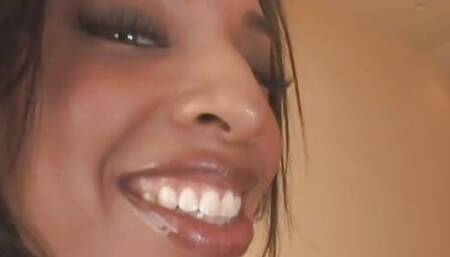 She uses her booty to pleasure her man