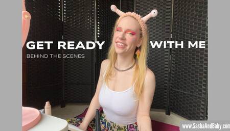 BTS with Sasha - GRWM SFW Makeup Tutorial