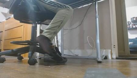 Sexy Black Nylons and Feet