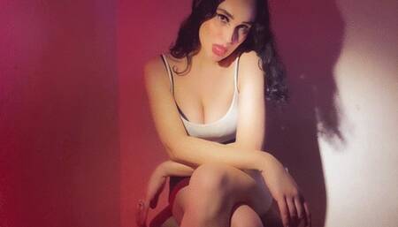 Made disobedient slave lick own pee and get cage punishment