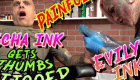 Sascha Gets a Very Personal Tattoo Then Fucks His Tattoo Artist Evilyn Ink