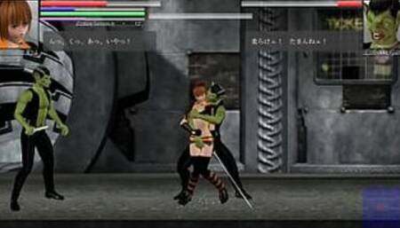 Aya has sex with aliens men in The hou of the blade hentai game new gameplay
