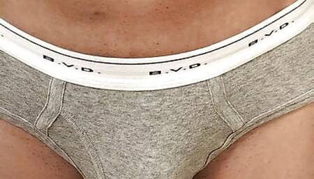 I ejaculated (for the 6th time) in my brand new briefs and soaked them with semen!.