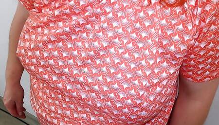 Naked tits - painful slapping - full session