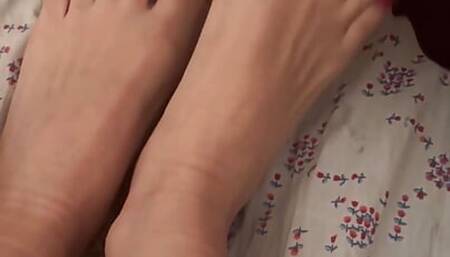 Slave Licked Mistress' Feet