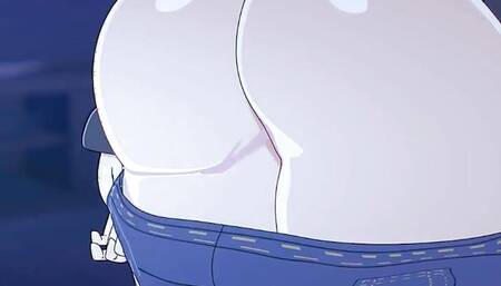 Cute Brunette ( Secret Affair ) Suck Big Cock - HENTAI 2D