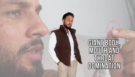 Giant body, mouth and throat domination - Lalo Cortez