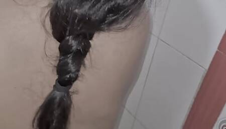 I Take a Shower with My Neighbor and Wash That Cock so He Can Put It in My Ass