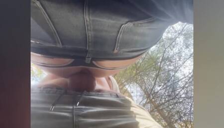 Bent Over Between Some Trees, He Gets It Rough and Raw