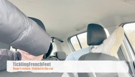 Hugo, 20 yo straight biker, back : lickled in the car (mobile)