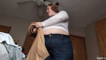 Gainer Undressed Ultra High Definition Shows How Bloated and Stretched I am!