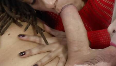 Chubby grandparents fuck chocolate neighbor