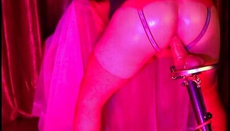 Skewering dildo in my ass like a bitch twerk, with maskedboy616