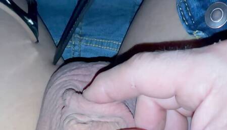 Playing with my little wanker talking dirty