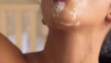 Big Cock Blowjob with Amateur Latina Couple Kath and Yander