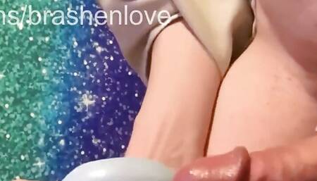 Boy Fucks His Bad Dragon Fleshlight and Cums Inside