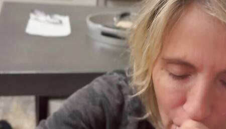 Wake her up for a Blowjob