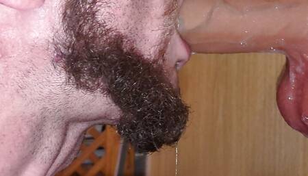 Sloppy saliva dildo deepthroat 13