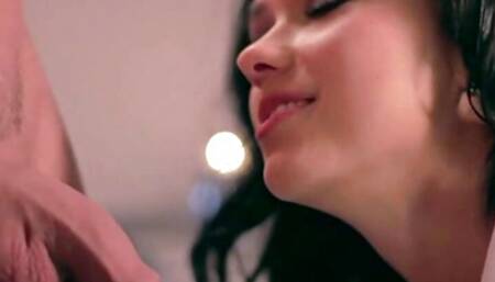 Erotic Sensuality With Stunning Brunette Beauty