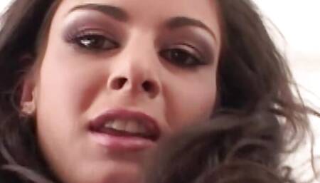 Racy brunette loves cock so much she only has threesomes that involve DP and anal