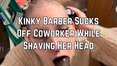 Kinky Barber Phoenix Bates Sucking Coworkers Dick While Shaving Her Head 1080p- Barbershop Fetish - Head Shaving - Buzzcut Girl - Blowjob - Hair Cutting Fetish - Bald Women - POV
