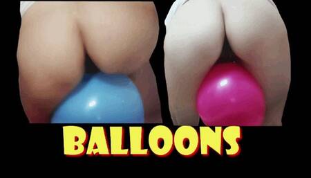 FROTANDO Y APRETANDO GLOBOS