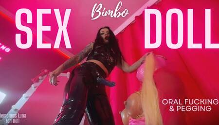 Femdom Christmas: Bimbo Robot Sex Doll Fun