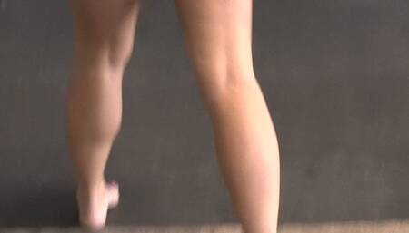 Nellie's final stroll thru car park