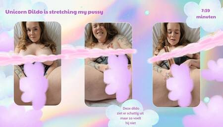 ???? Deze Unicorn dildo schroef was zo intens! ????