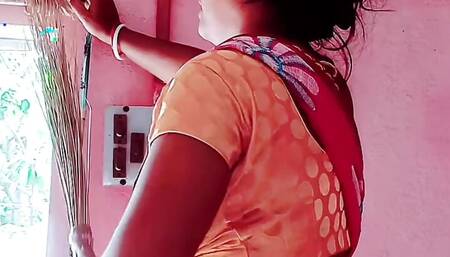 BANGLA BHABHI maid said to increase the salary, the employer increased the salary